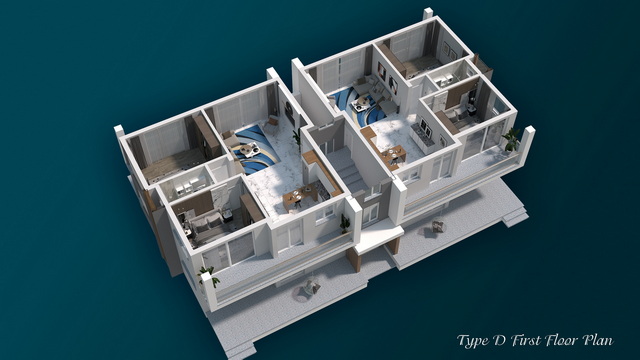 Four Seasons Life 2 2+1 Apartment First Floor plan Sea Swan 1